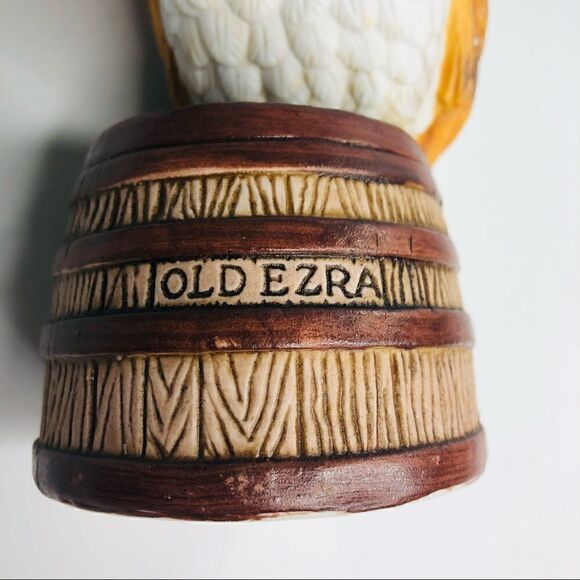 EZRA BROOKS Porcelain Collector Series Liquor Bottle Barn Owl Decanter - Picture 8 of 9
